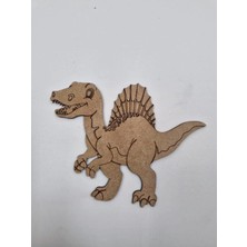 Empressco 15 Adet Sevimli Dinozor Model 8 Ahşap Boyama Okul Diy Etkinlik Aktivite Sanat 15 cm x 11 cm