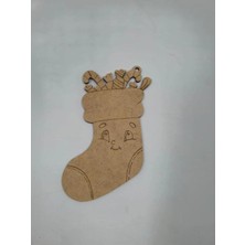 Empressco 15 Adet Ahşap Yılbaşı Süsü Boyama No7 Okul Dıy Etkinlik Aktivite Sanat 15 cm