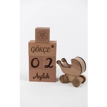 Empressco Kişiye Özel Bebek Arabalı Ahşap Şık Set