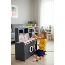 Empressco Özka Hobby Wood  Antarsit Gri Tencere,tava ve 7 Adet Mutfak Seti Hediyeli