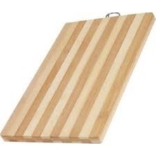 Empressco 20X30 cm Asma Kancalı Ahşap Kesme Tahtası Bambu Kesim Panosu