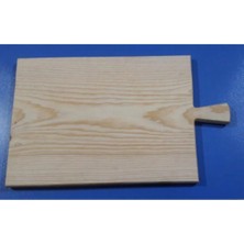 Empressco Kalın Ahşap Çam Kesme Tahtası 41X29