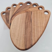 Empressco Sunum ve Kesim Tahtası Ceviz Ağacı Damla 40X23 cm Kişiye Özel Tasarım