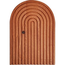 Empressco Gökkuşağı Sunum Tahtası Büyük Koyu Kahve 30X18 cm