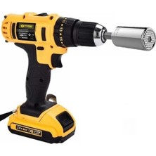 Empressco Sturdy Darbeli Professional Şarjlı Vidalama Matkap 32 V 5 A + Çok Amaçlı Lokma Ucu  7 - 19