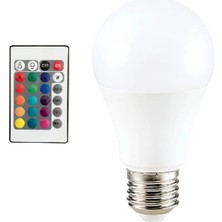 Gees Global 9W E27 Rgb ve Beyaz Işık Kumandalı Ampul