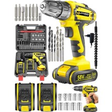 Empressco 24 V 5 A Darbeli Professional Şarjlı Vidalama Matkap