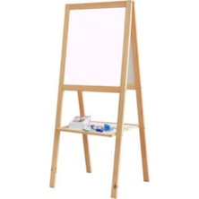 Empressco Çift Taraf Beyaz Ahşap Yazı Tahtası 45X100 cm