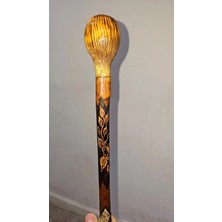 Empressco Devrek Bastonu Kızılcık Agacindan Topuzlu Asa
