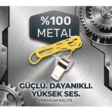 Gees Global Metal Ipli Hakem ve Deprem Düdüğü (24'lü)