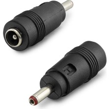 Gees Global Notebook Adaptör Ucu Çevirici 3.5*1.35 (M) To 5.5*2.5 (F) 10LU Paket Siyah HDX1314
