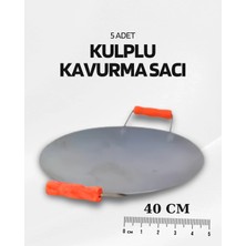 Gees Global Metal 40 cm Kulplu Kavurma Sacı IEGK32P