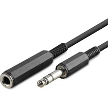Gees Global 6.35MM Gitar Uzatma Kablosu 1.5 M - Siyah HDX1050