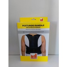 Empressco Relaxmed Dik Duruş Korsesi Duruş Düzeltici Korse (Standart Beden) (Siyah Renk)
