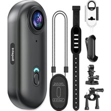 MiraLive Mini Wıfı Aksiyon Kamerası 1080P Taşınabilir Vücut Kamerası Giyilebilir Video Kaydedici Ipx7