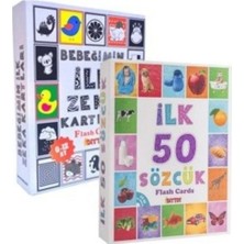Empressco Bebeğimin Ilk Zeka Kartları ve Diy-Toy Flash Cards Ilk 50 Sözcük 2' Li Set