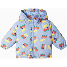 Bobo Choses Baby Bobo Choo Choo Kapüşonlu Fermuarlı Bebek Mont