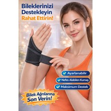 Empressco Ayarlanabilir Destekli Kadın&erkek El Bilekliği Sağ & Sol El Uyumlu, Spor ve Günlük Kullanıma Uygun