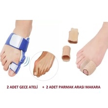 Empressco 2 Li Set Ayak Baş Parmak Parmağı Kemik Kemiği Çıkıntısı Için Aparat Atel Halluks Valgus Makara