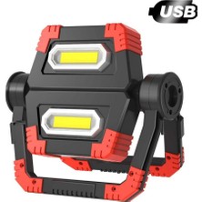 İlk El Grup Br S100 30W Cob LED USB Projektör El Feneri