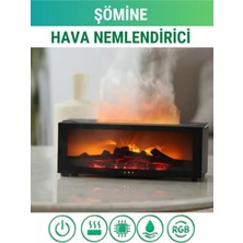 Empressco Şömine Alev Hava Nemlendirici Hava Temizleyici Aromaterapi Difizör Hava Nemlendiricisi