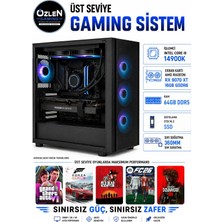 Özlen XXL14 İ9 14900K RX 9070 XT 16GB 64GB DDR5 RAM 2TB M.2 SSD Üst Seviye Oyuncu Bilgisayarı