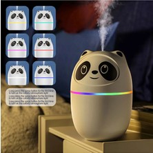 Empressco Sevimli Panda Tasarımlı Renkli Usb'li Hava Nemlendirici Beyaz Renk Buhar Makinesi Oda Nemlendirici