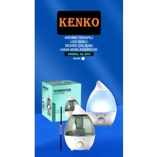 Empressco 1300ML Ultrasonik Hava Nemlendirici Buhar Makinesi ve Aroma Difüzörü LED Işıklı Aroma Terapi