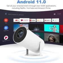 Empressco Android Wifi Projektör | Ultra Hd Kalite | Taşınabilir Smart Projeksiyon