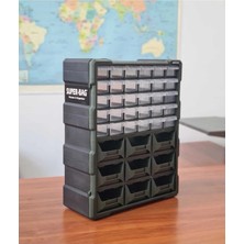 Empressco Monoblok Avadanlık ve Çekmece 39 Gözlü Seti Hobby Organizer Düzenleyici 30 Çekmece 9 Avadanlık Yeşil