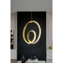 Empressco Orjin Eskitme Tekli Sarkıt LED Beyaz Işık Ultra Ledli Salon Mutfak Oda Hol Ledli Avize
