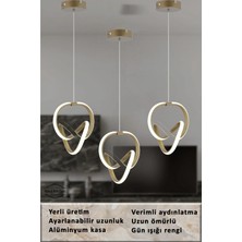 Empressco Infinitum Trend 3 Adet Eskitme Sarkıt Salon Mutfak, Oturma Odası Hol Avize Aydınlatma