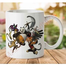 Empressco A2432 Kung Fu Panda Iki Tarafı Baskılı Kupa Bardak.jpg