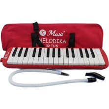 Empressco 32 Tuş Melodika Kırmızı Bez Çanta