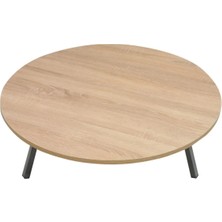 Empressco 70 cm Katlanır Ayaklı Yer Sofrası, Yer Masası, Ekmek Tahtası Yemek ve Sunum Standı