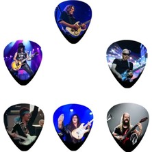 Empressco Gitar Pena 6 Adet 0.71MM Rock Star Elektro Baskılı Gitar Penası Özel Tasarım