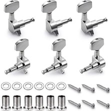 Empressco Fluid MHA10 Akustik Gitar Burgusu 3+3 Set + Vida Somun Pul