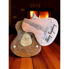 Empressco Kişiye Özel Isim Yazılabilir Ahşap Gitar Pena Kutusu - Gitaristler Icin Özel Tasarım