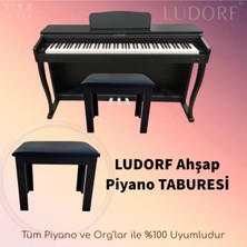 Empressco Ahşap Piyano Taburesi Org Taburesi