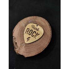 Empressco Hard Rock Pena Özel Tasarım Lazer Işlemeli Metal Sarı Pirinç Pena
