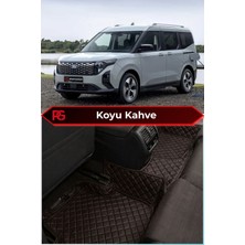 Ford E-Tourneo Courier Koyu Kahve Rengi 8d Diamond Premium Deri Oto Paspas