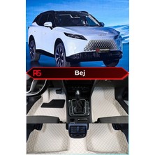 Chery Omoda 7 Bej-Krem Renk 8d Diamond Premium Kaymaz Deri Oto Paspas