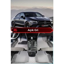 Mercedes-Benz Cla Açık Gri 8d Diamond Premium Havuzlu Deri Oto Paspas
