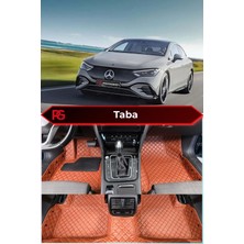 Mercedes-Benz Eqe Taba Renk 8d Diamond Premium Havuzlu Deri Oto Paspas
