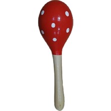 Empressco Renkli Eğitici Ahşap Marakas Büyük 20 cm