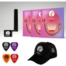 Empressco Venüs Seri Elektro Gitar Teli 3'lü Set (Tel Sarıcı+4 Pena+Şapka) Veg 10-46 L 3p Ssc