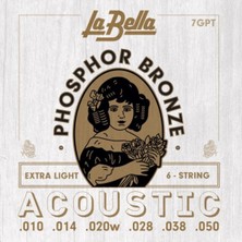Empressco La Bella 7gpt Akustik Gitar Teli (10-50)