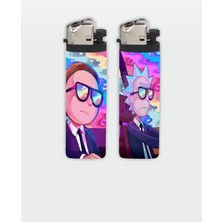 Empressco 2'li Rick And Morty Eğlenceli Full Kaplamalı Gazlı Çakmak 1 Adet