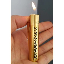 Empressco Anneler R Günü Için Kişiye Özel Isim Baskılı Clipper Metal Çakmak, Gold Clipper Çakmak