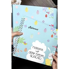 Empressco Hamilelik Anne Bebek Günlüğü Hamile Anı Defteri Bebek Anı Defteri Anı Ajandası Sticker Hediyeli